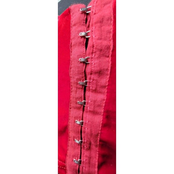 Cropped Velvet Top Small Fairy Whimsigoth Dark Romantic Y2K Goth Gothcore Grunge - Picture 3 of 4